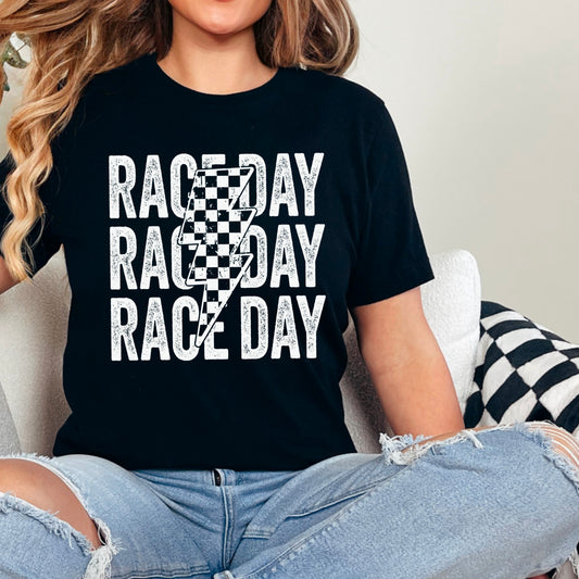 Race Day Screen Print Transfer