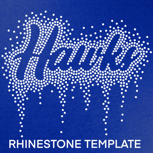 Hawks Rhinestone Template