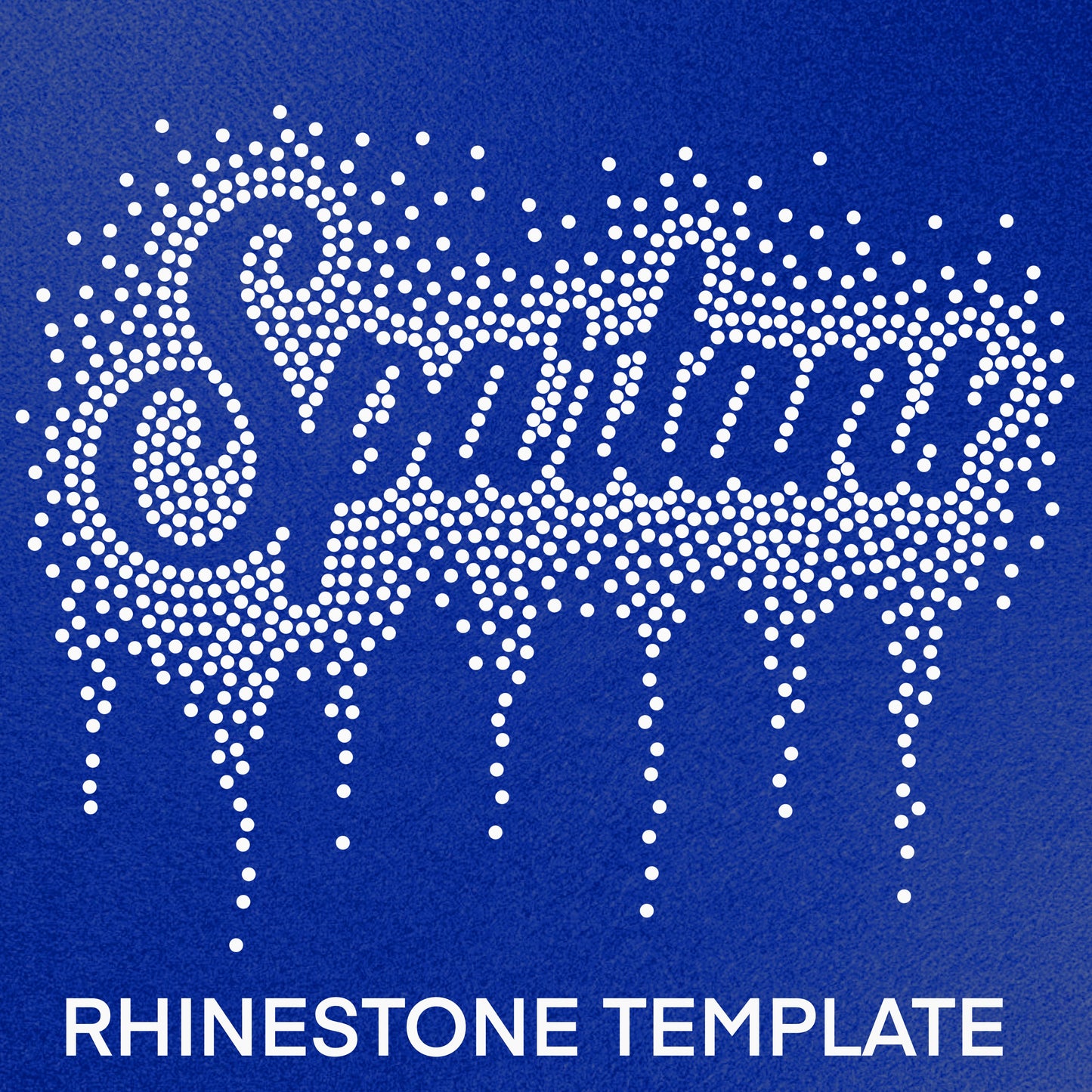 Spartans Rhinestone Template