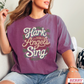 Hark The Herald Angels Sing Comfort Color Graphic Tee