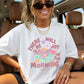 There Will Be Joy In The Morning Pink Wording DTF Transfer