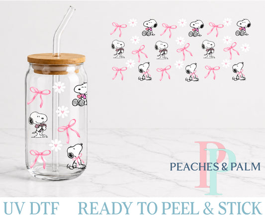 Spring Beagle UV DTF Wrap