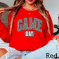 Gingham Game Day Black DTF Transfer