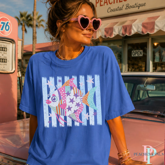 Reel Good Day Comfort Color Graphic Tee