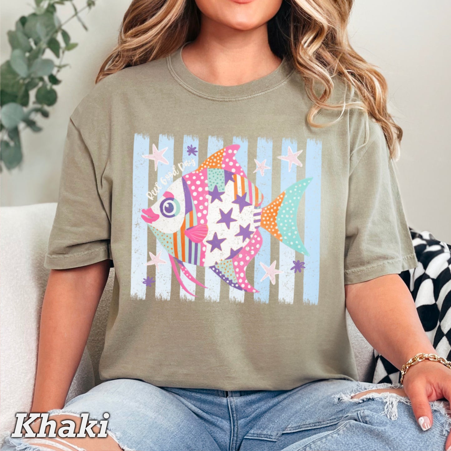 Reel Good Day Comfort Color Graphic Tee
