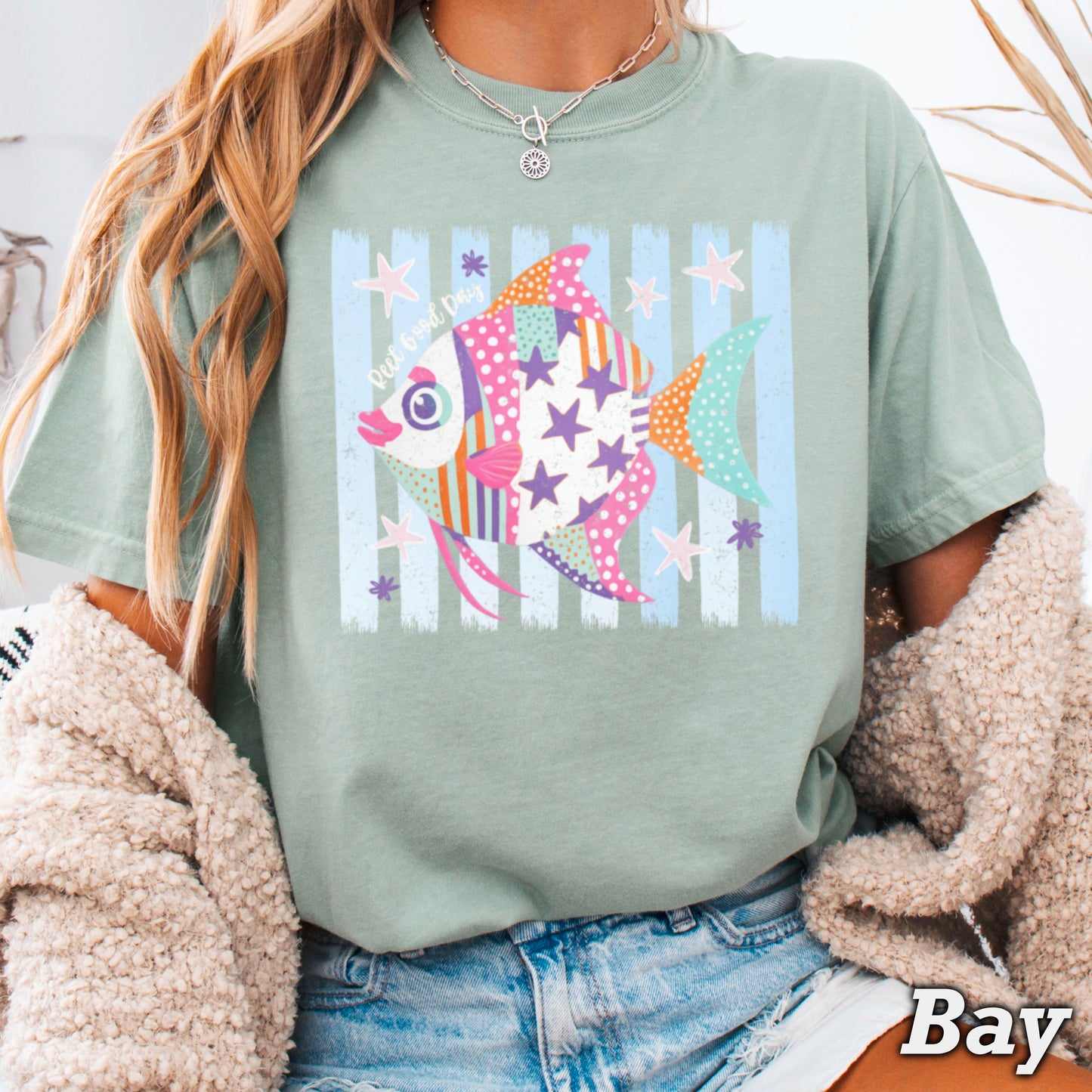Reel Good Day Comfort Color Graphic Tee