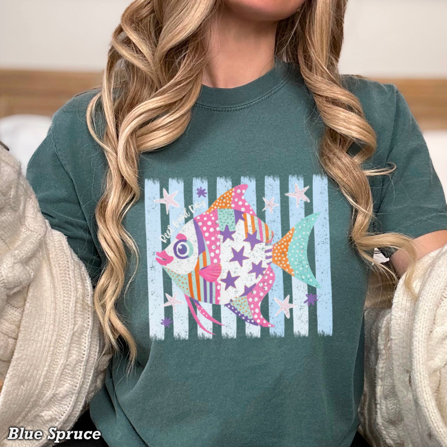 Reel Good Day Comfort Color Graphic Tee