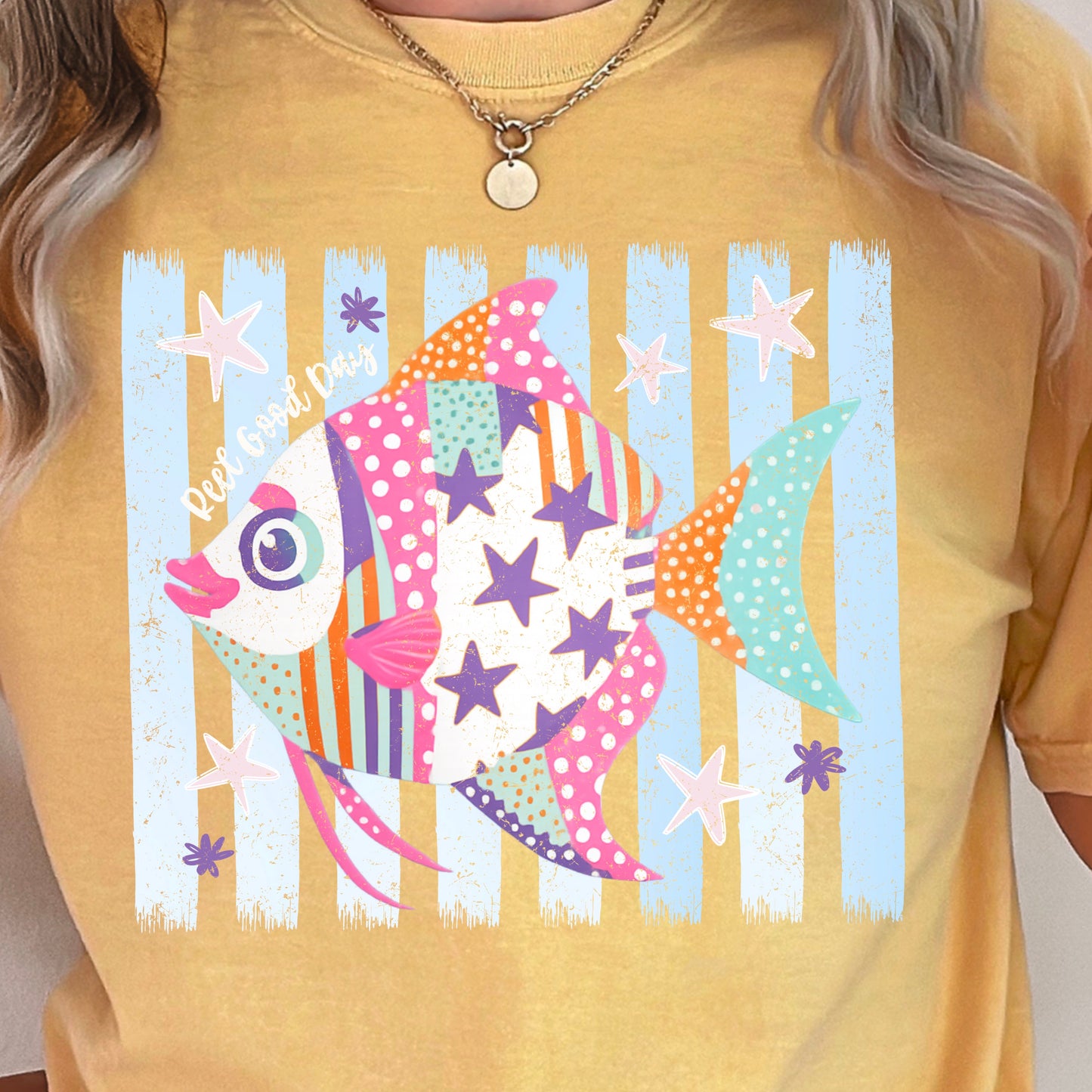 Reel Good Day Comfort Color Graphic Tee