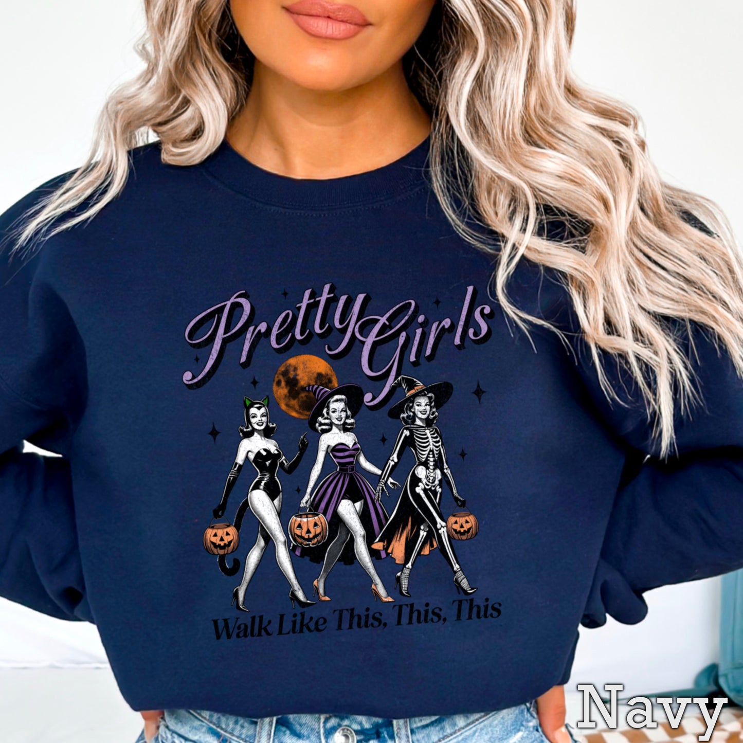 Pretty Girls Walk Like This Crewneck Sweatshirt