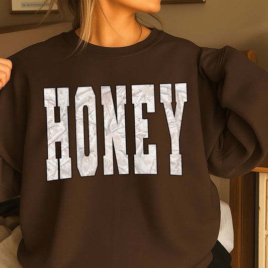 Honey Camo Crewneck Sweatshirt