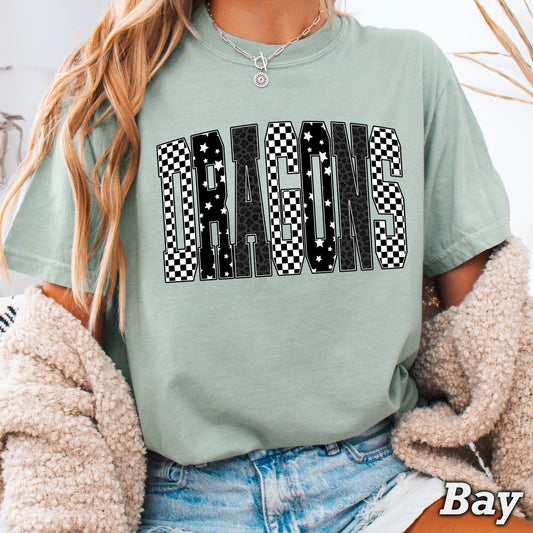 Dragons Comfort Color Graphic Tee