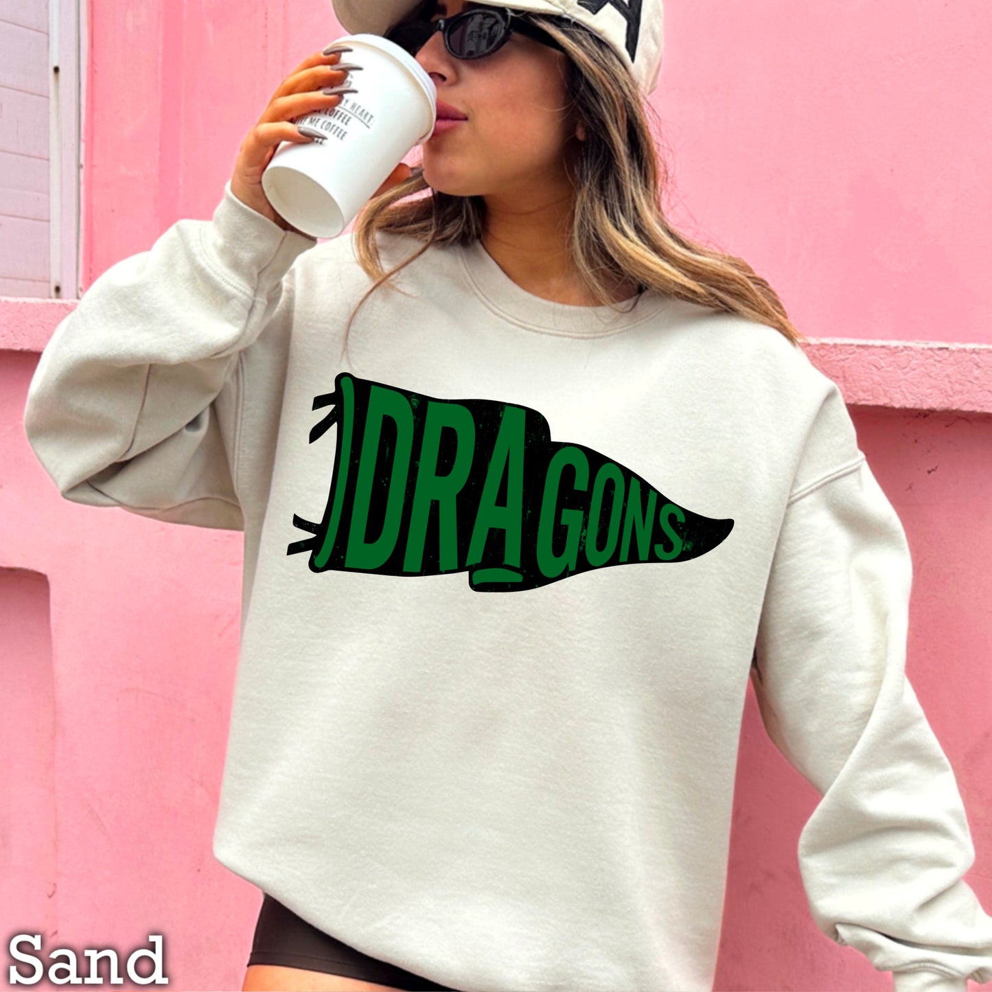 Dragons Flag Crewneck Sweatshirt