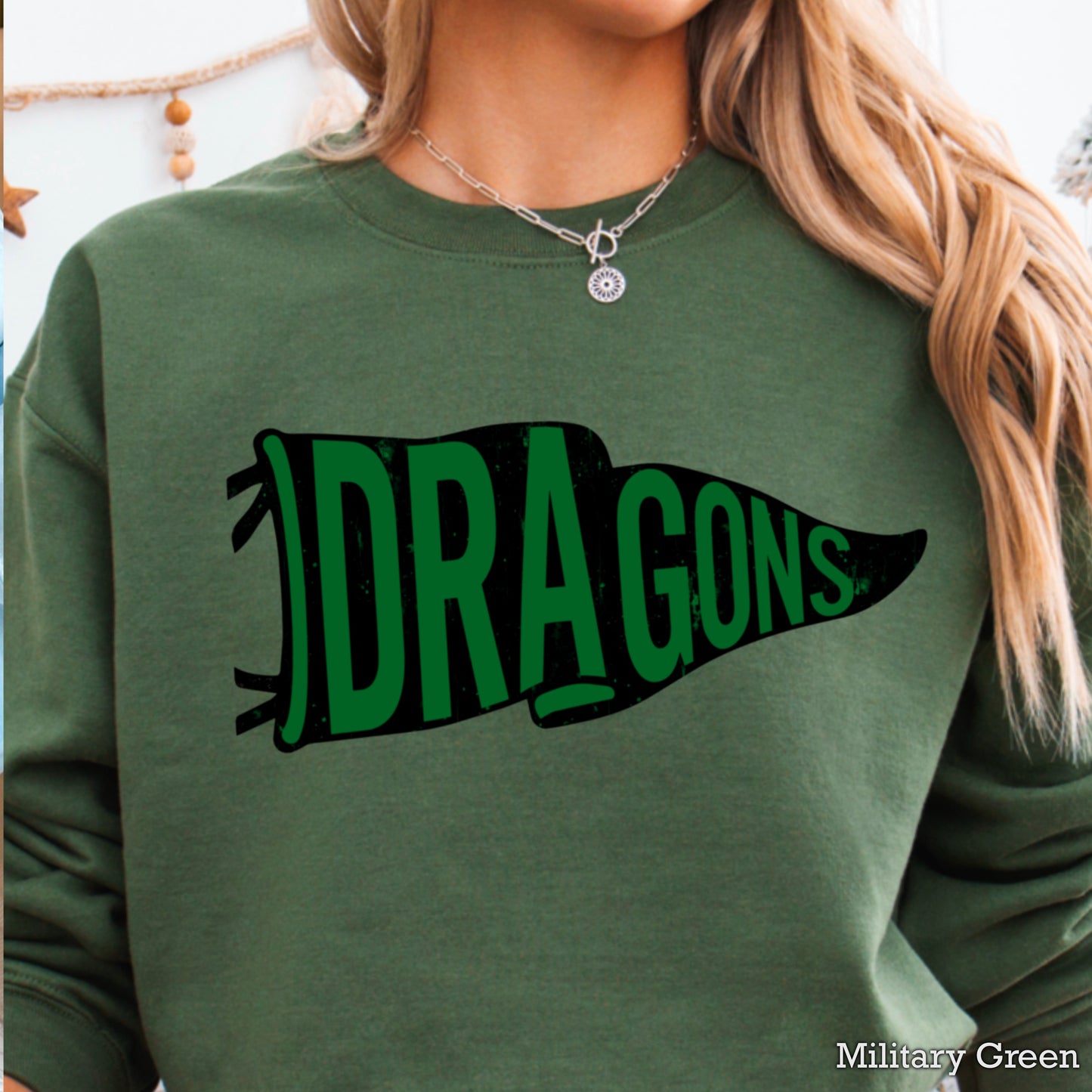 Dragons Flag Crewneck Sweatshirt