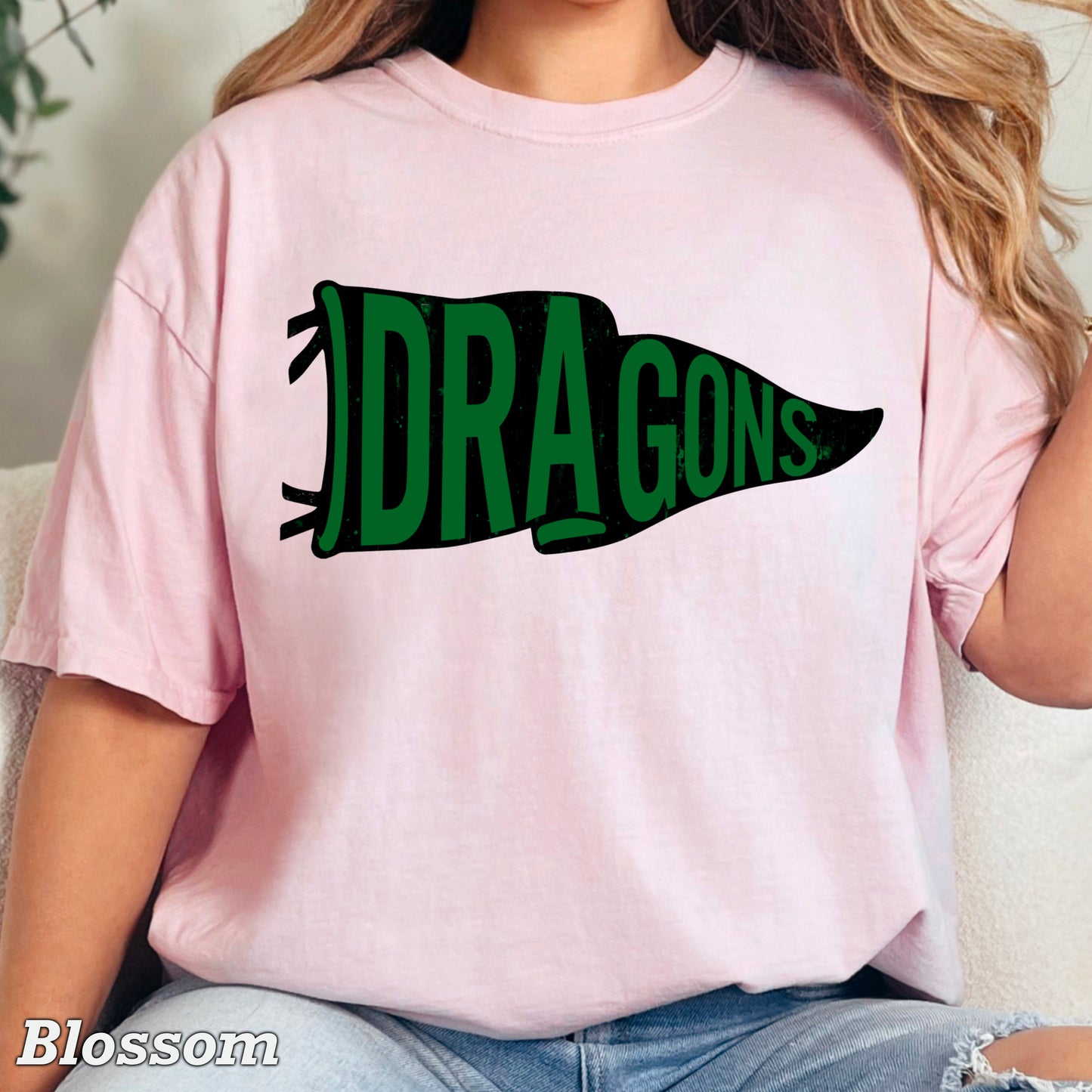 Dragons Flag Comfort Color Graphic Tee