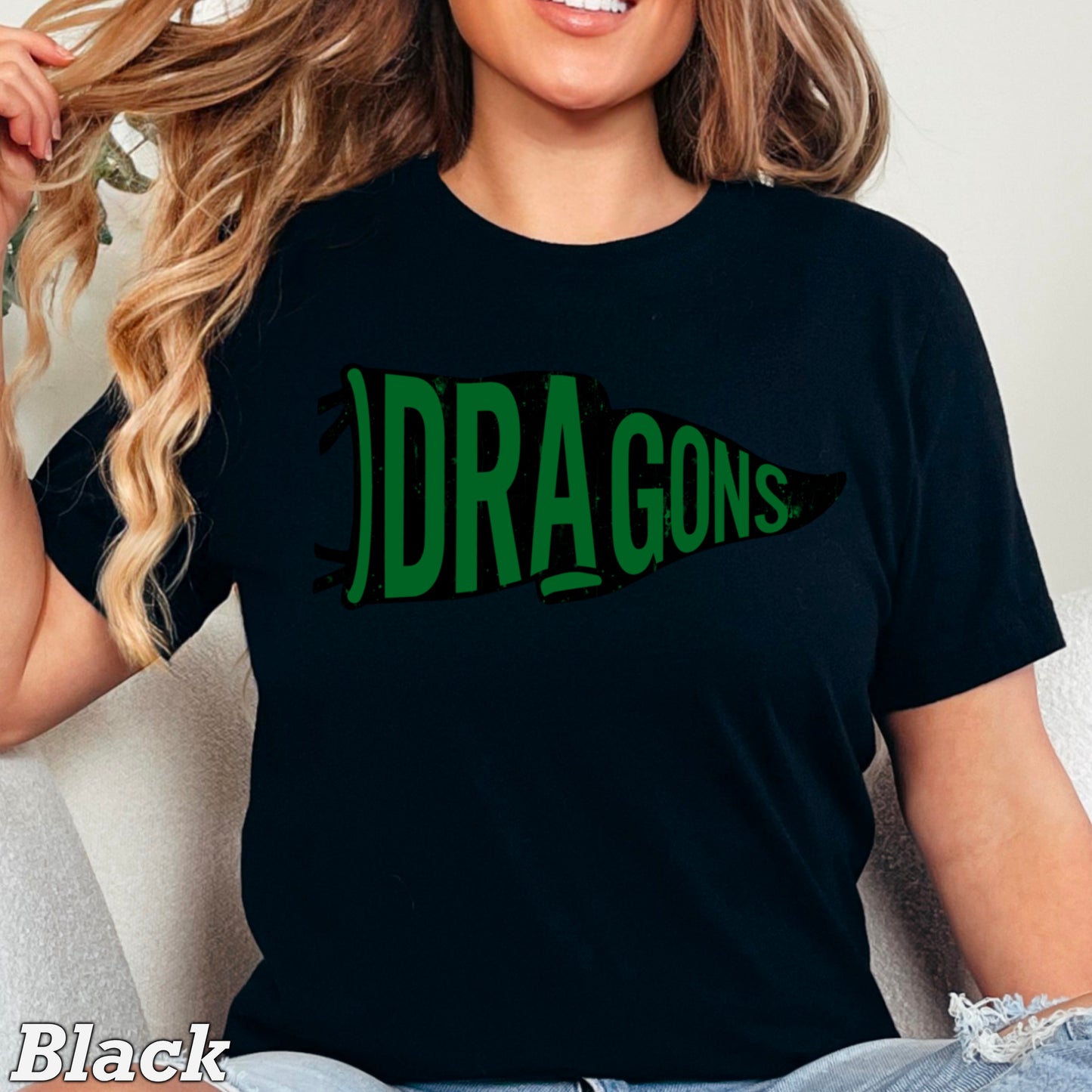 Dragons Flag Comfort Color Graphic Tee