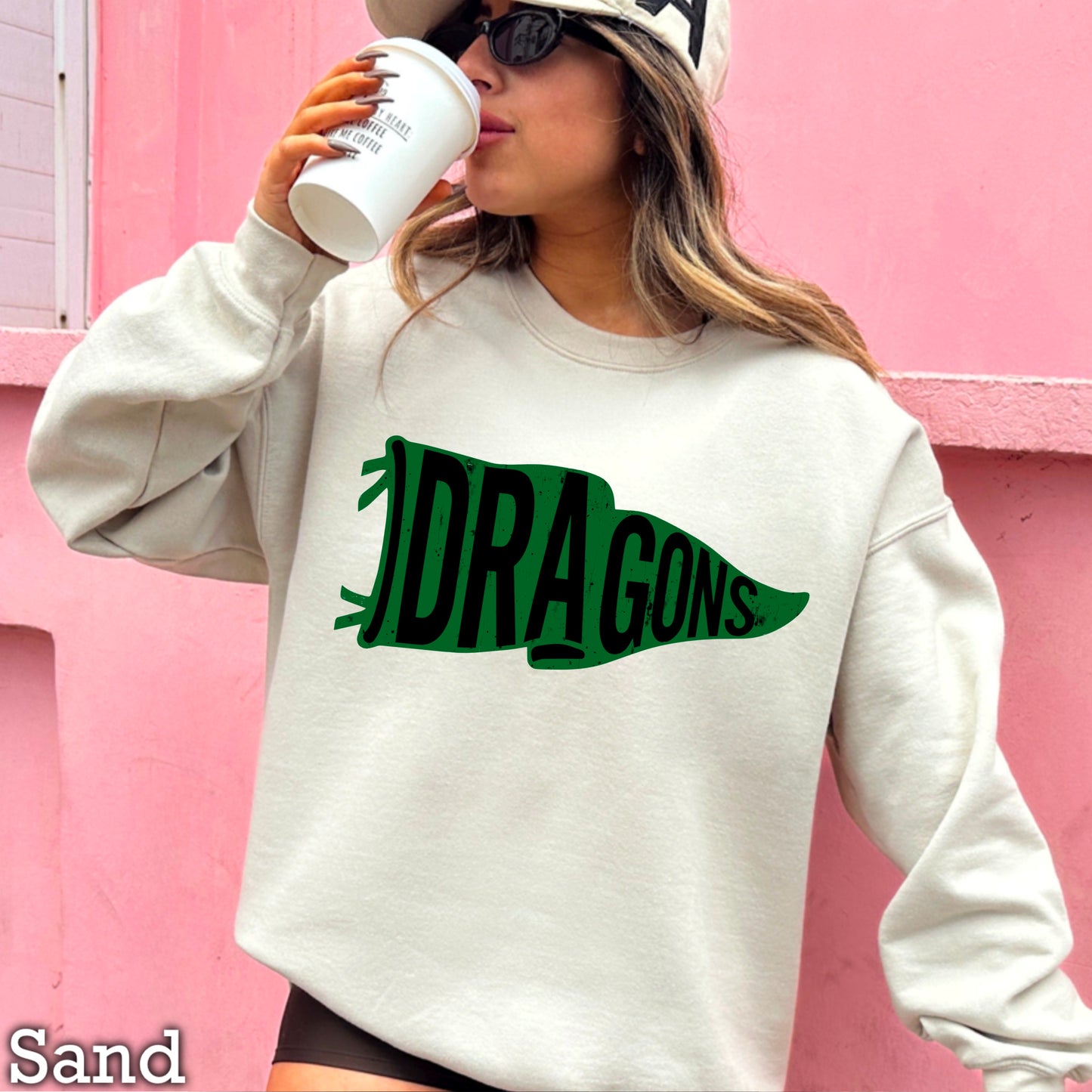 Dragons Flag Crewneck Sweatshirt