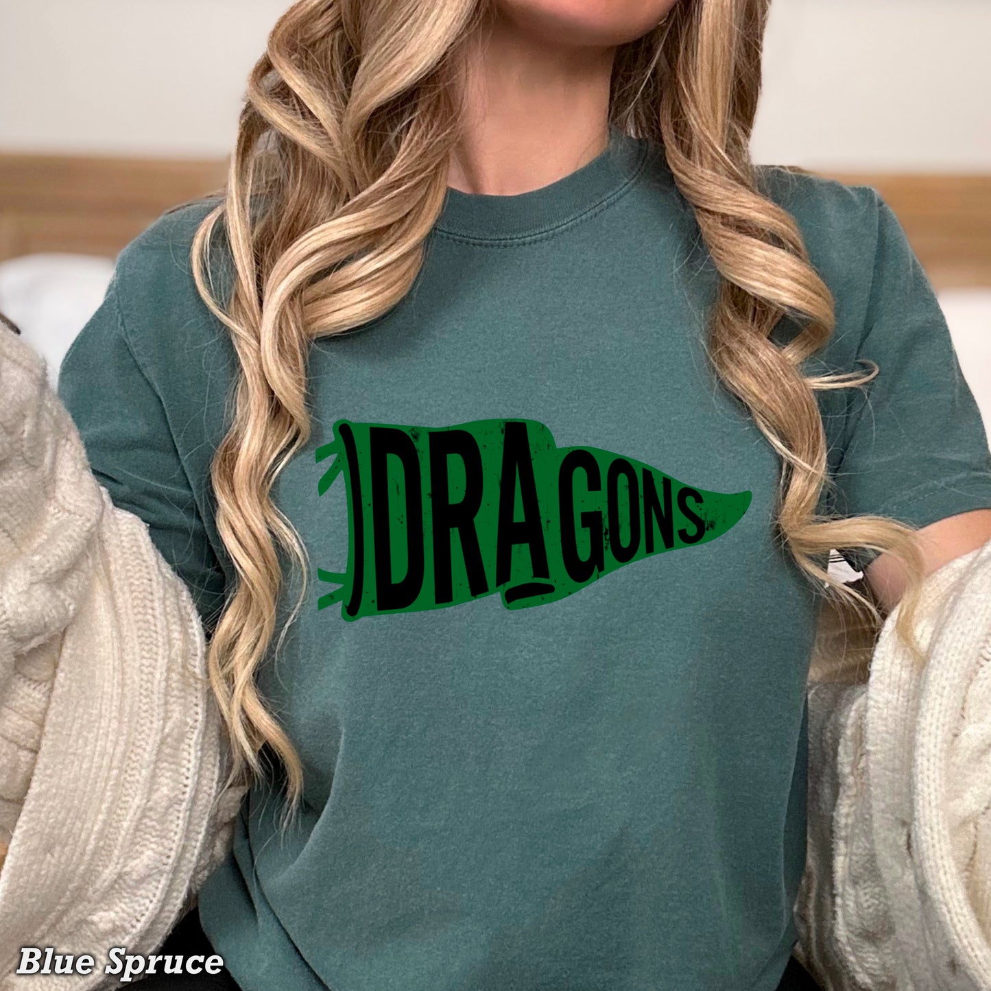 Dragons Flag Comfort Color Graphic Tee