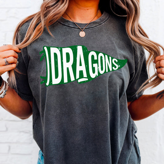 Dragons Flag Comfort Color Graphic Tee