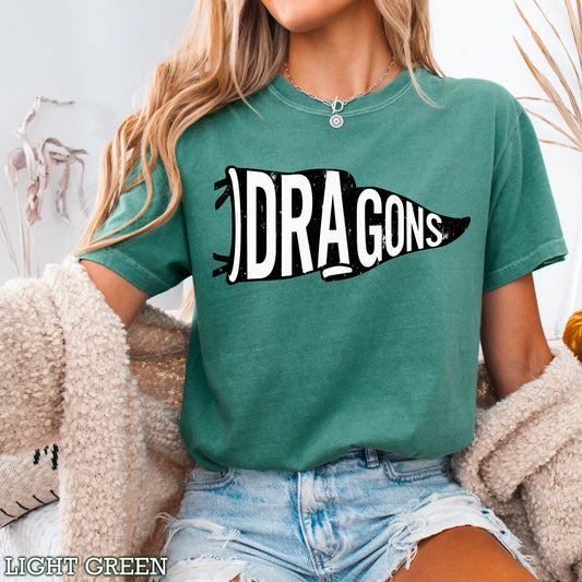 Dragons Flag Comfort Color Graphic Tee