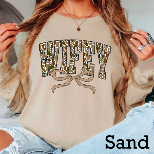 Camo Wifey DTF Transfer