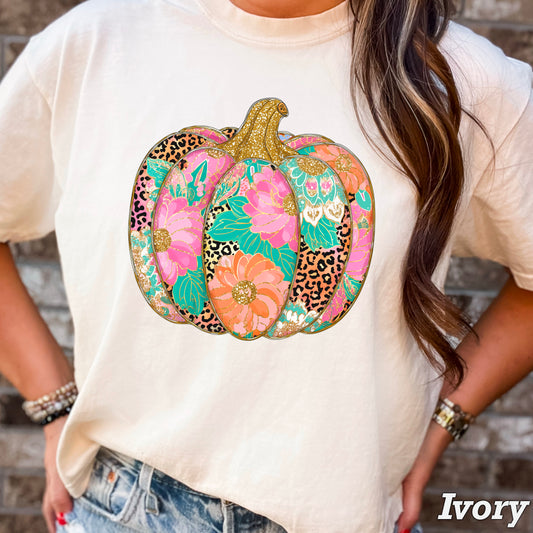 Leopard Pumpkin Tan DTF Transfer