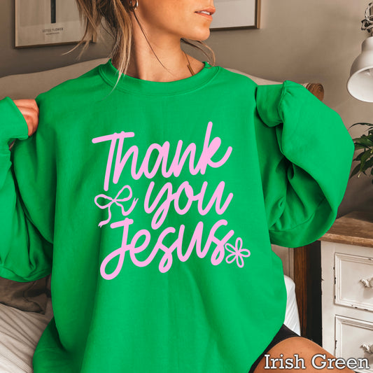 Thank You Jesus Screen Print Transfer