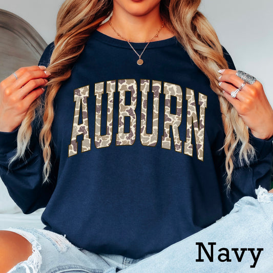 Auburn Camo DTF Transfer