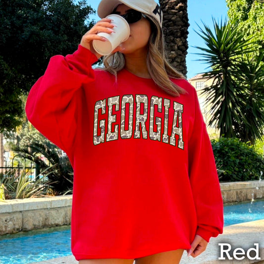 Georgia Camo Crewneck Sweatshirt