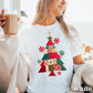 Quilted Patchwork Christmas Tree DTF Transfer