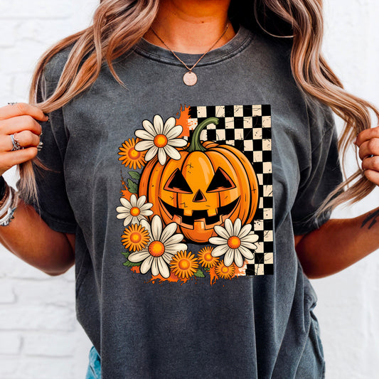 Distressed Jack-o’-lantern  DTF Transfer