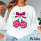 Christmas Cherry Ornaments DTF Transfer