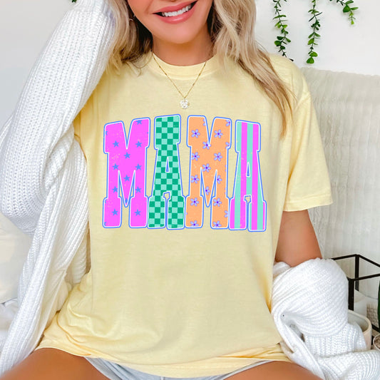 Pastel Mama DTF Transfer