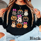 Leopard Ghost White Web  DTF Transfer