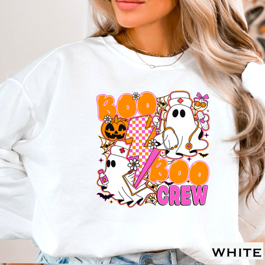 Boo Boo Crew Nurse DTF Transfer