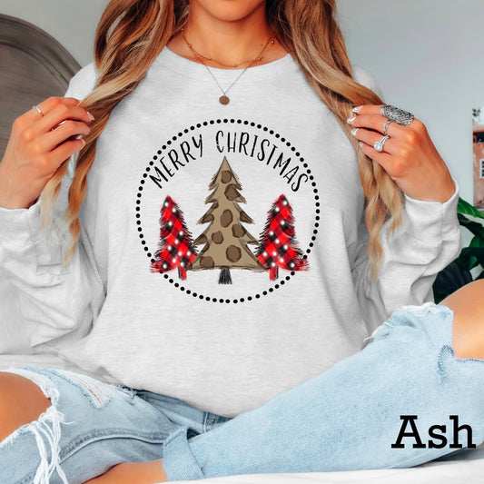 Leopard Merry Christmas DTF Transfer