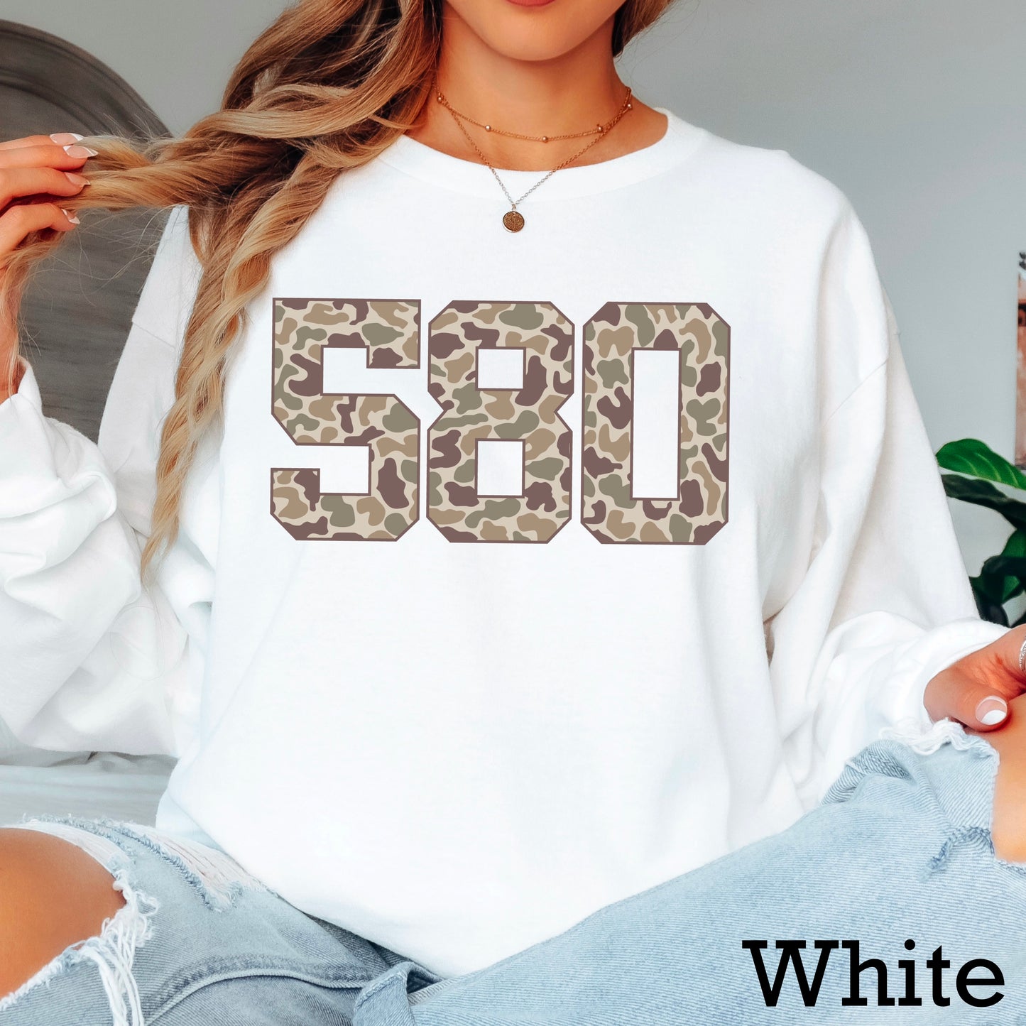 Custom Camo Area Code DTF Transfer