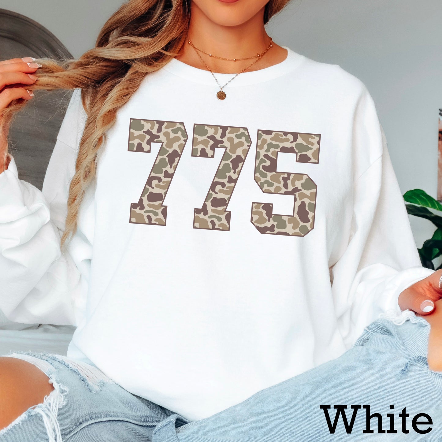 Custom Camo Area Code DTF Transfer