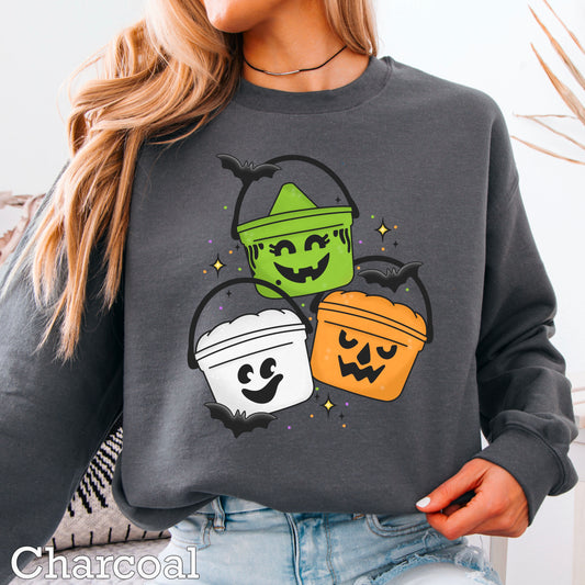 Halloween Buckets Crewneck Sweatshirt