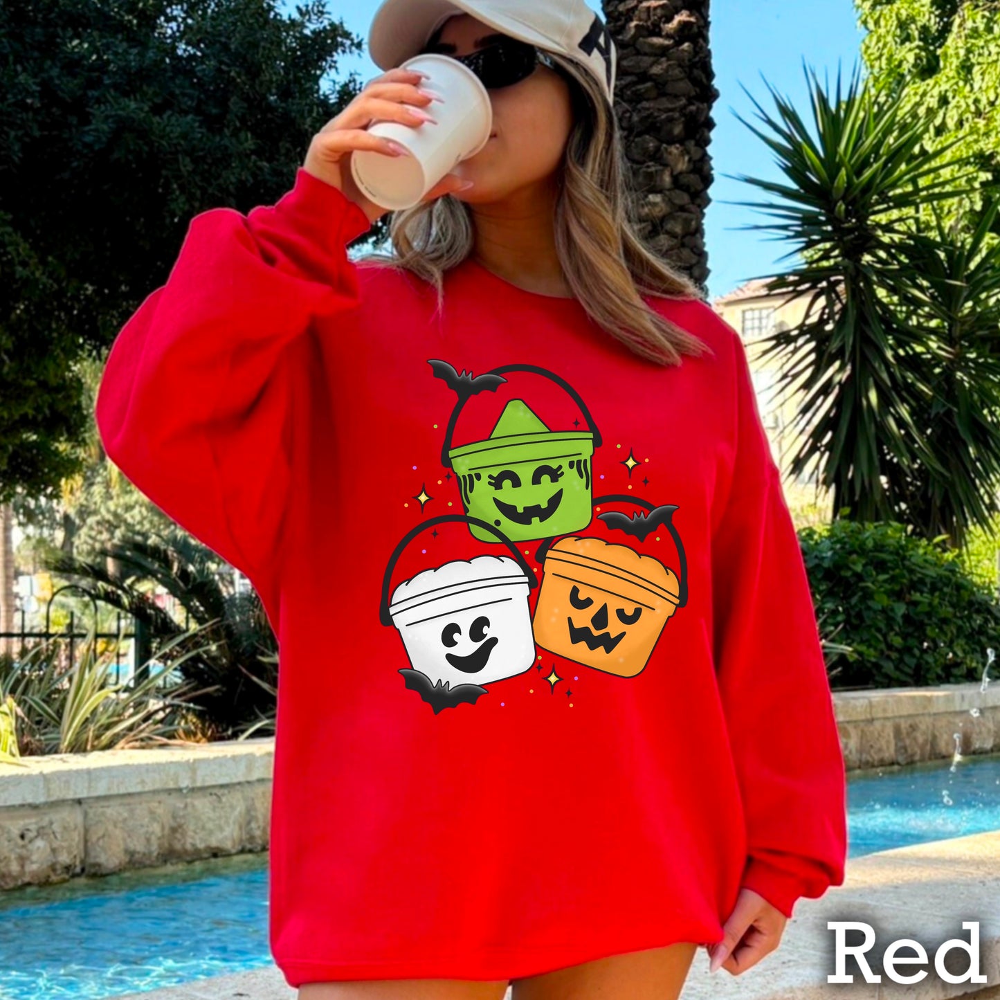 Halloween Buckets Crewneck Sweatshirt
