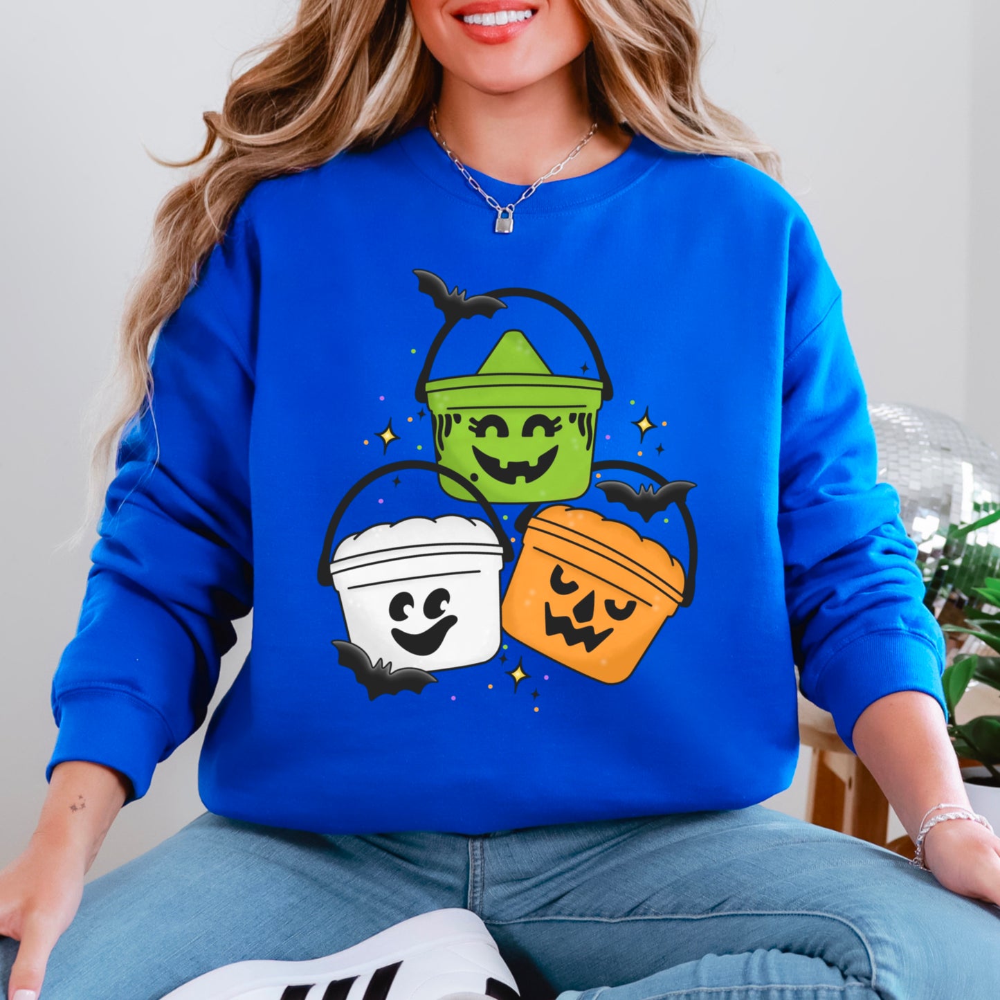 Halloween Buckets Crewneck Sweatshirt