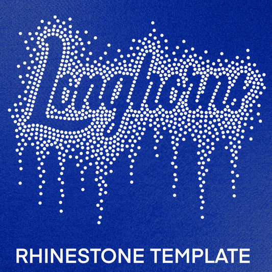 Longhorns Rhinestone Template