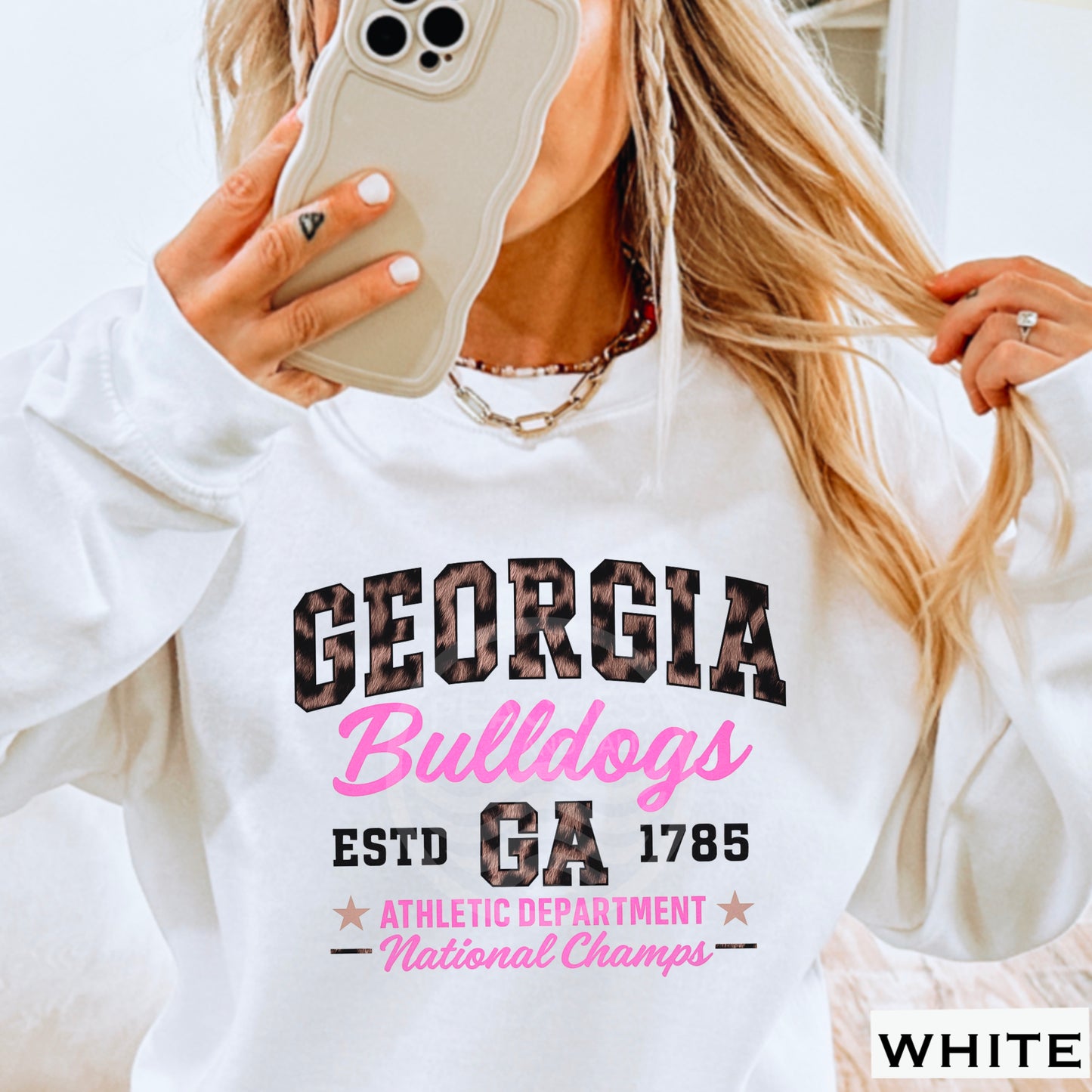 Leopard Georgia Crewneck Sweatshirt