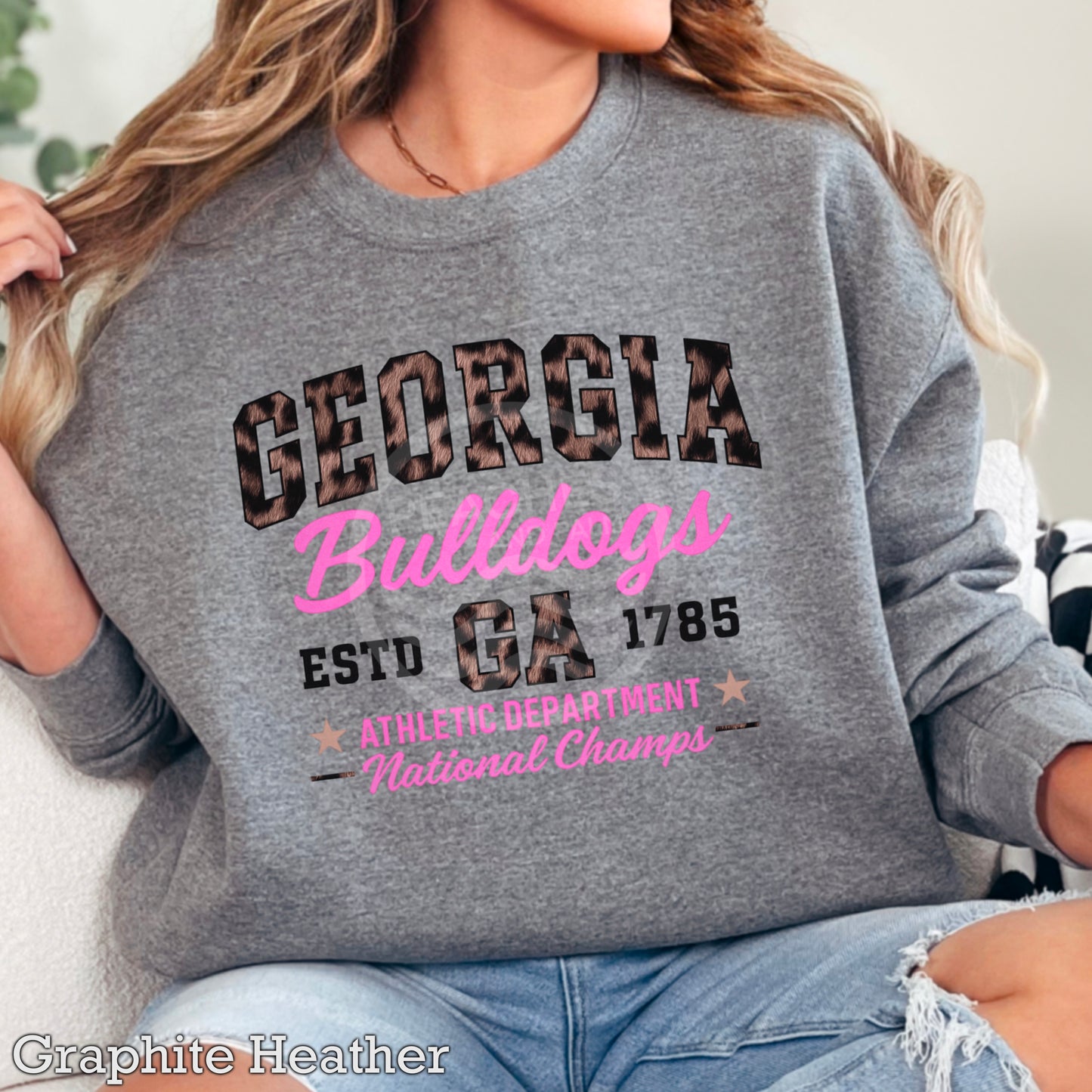 Leopard Georgia Crewneck Sweatshirt