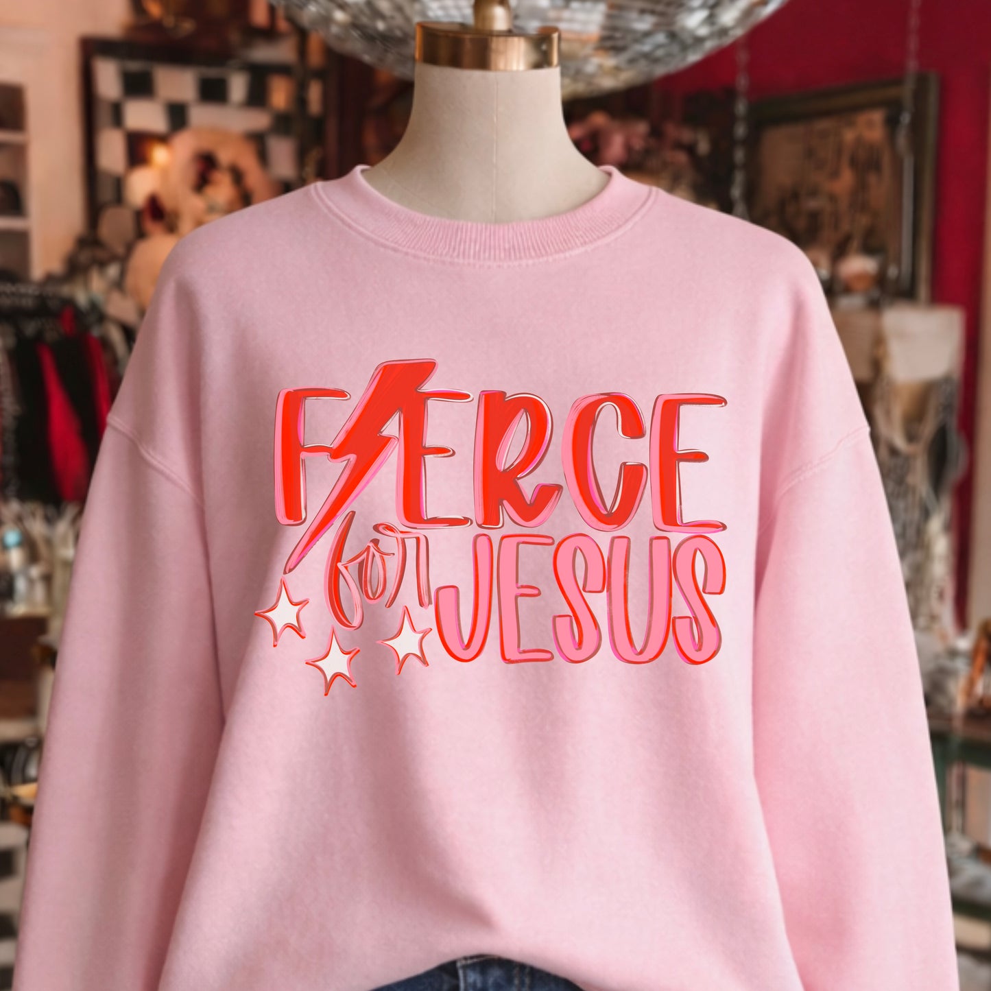 Fierce For Jesus DTF Transfer