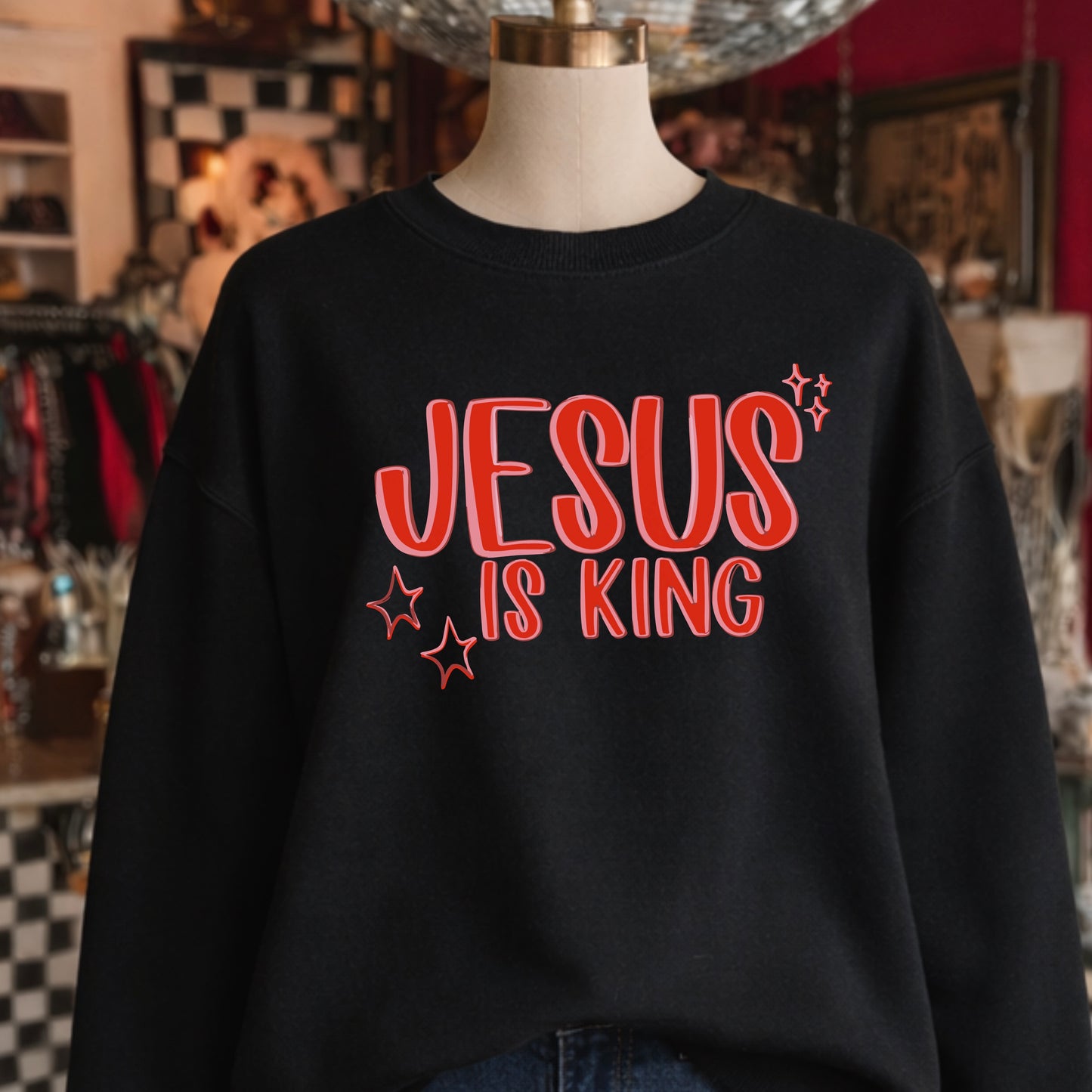 Jesus Is King DTF Transfer
