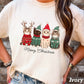 Meowy Christmas Cats Black Ink  DTF Transfer