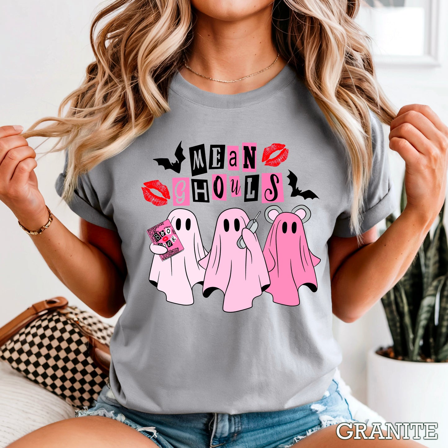 Mean Ghouls Comfort Color Graphic Tee