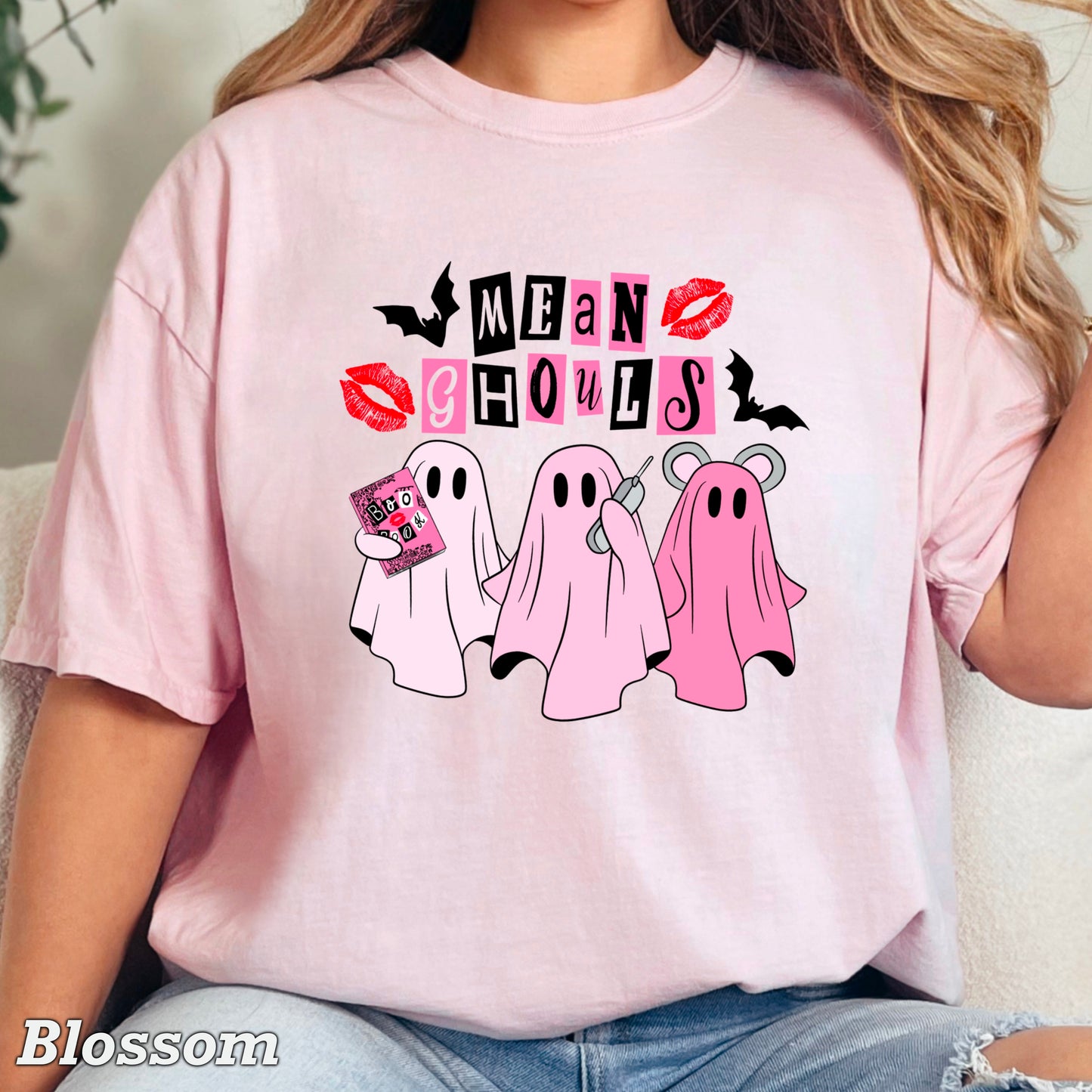 Mean Ghouls Comfort Color Graphic Tee