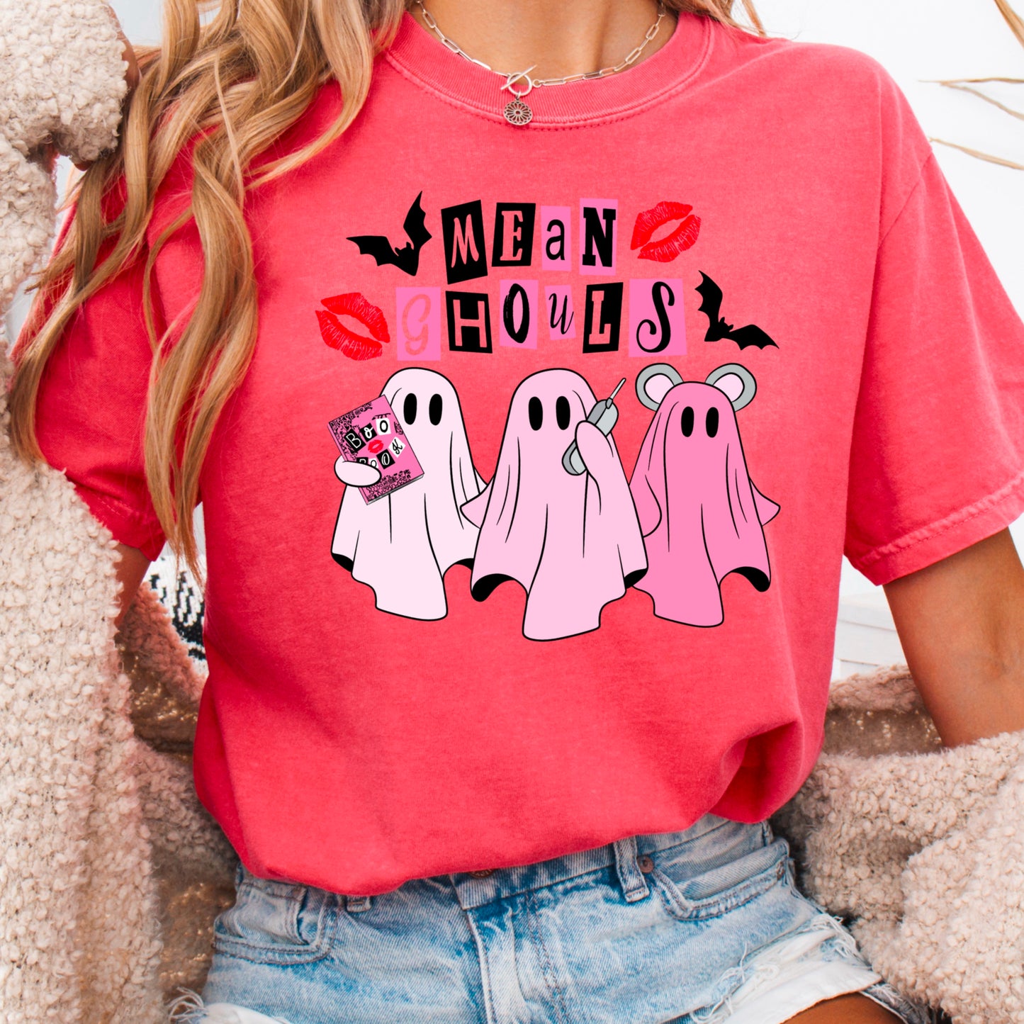 Mean Ghouls Comfort Color Graphic Tee