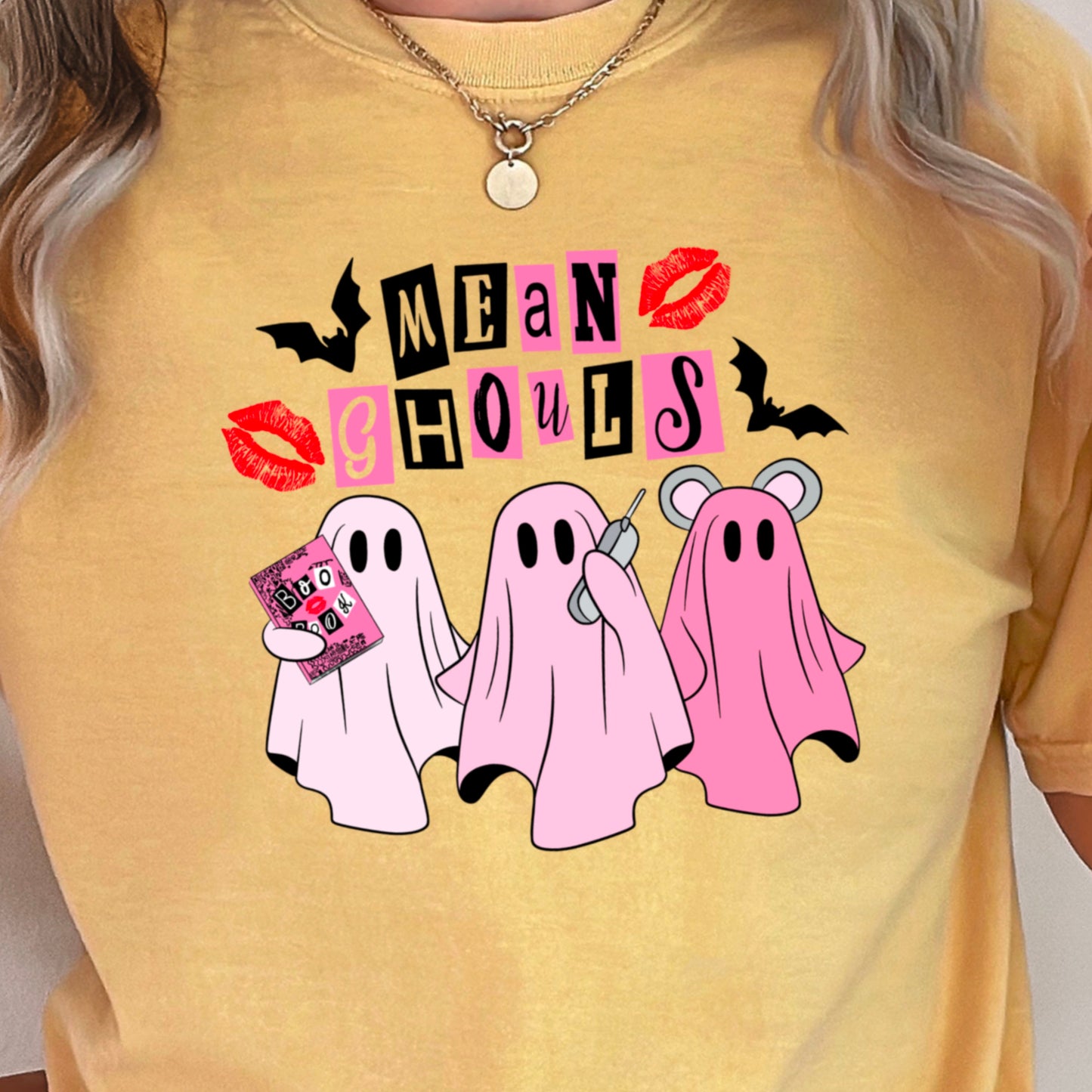 Mean Ghouls Comfort Color Graphic Tee